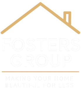 Fosters Group logo white text