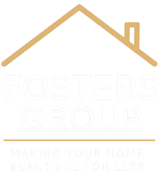 Fosters Group logo white text