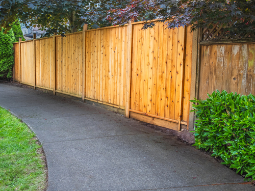 Fosters Group wooden fence
